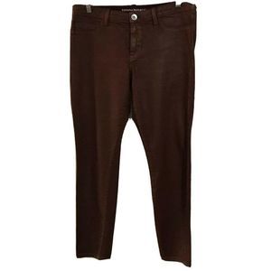 Banana Republic Women’s Red Wax Coated Skinny Jean